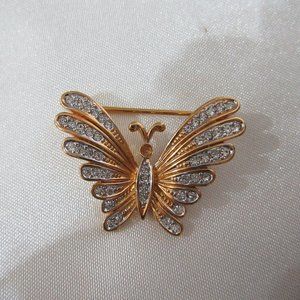 Vintage Dorlan Butterfly brooch Beautiful